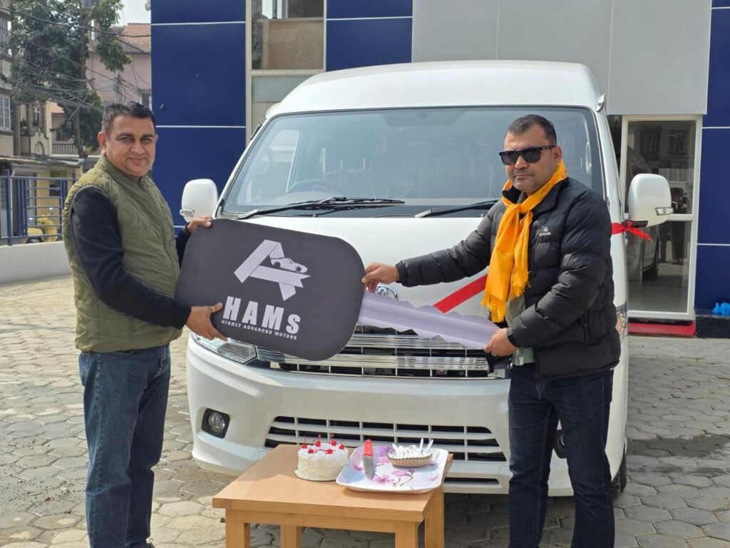 HAMs Motors customer vehicle delivery