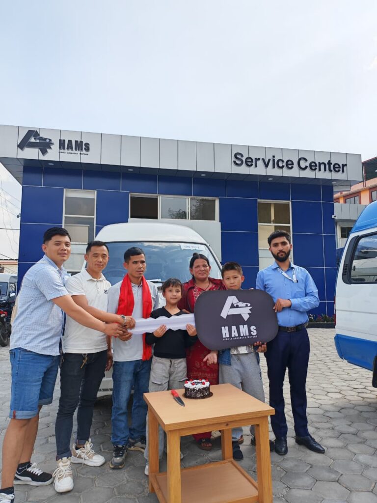 HAMs Motors customer vehicle delivery