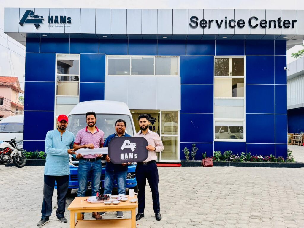 HAMs Motors customer vehicle delivery